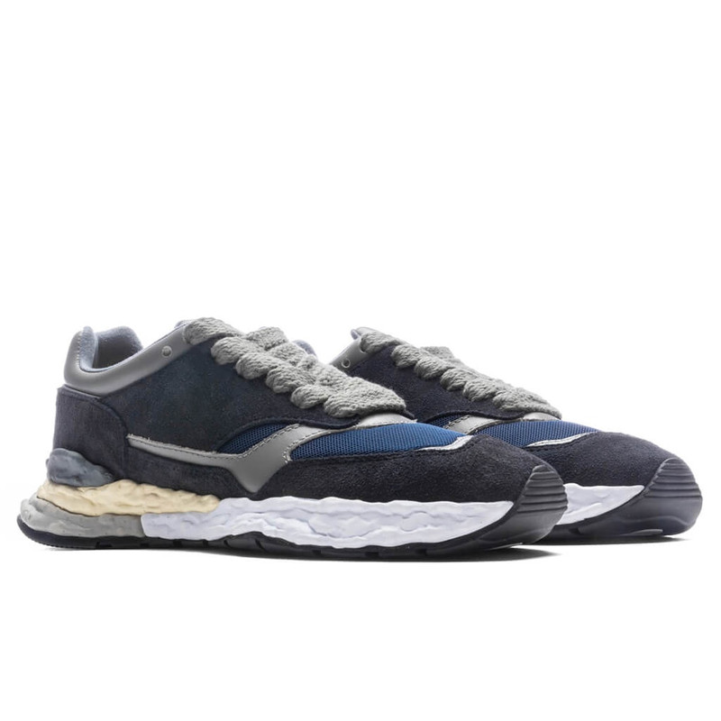 GEORGE OG SOLE MIX MATERIAL LOW TOP - NAVY 2