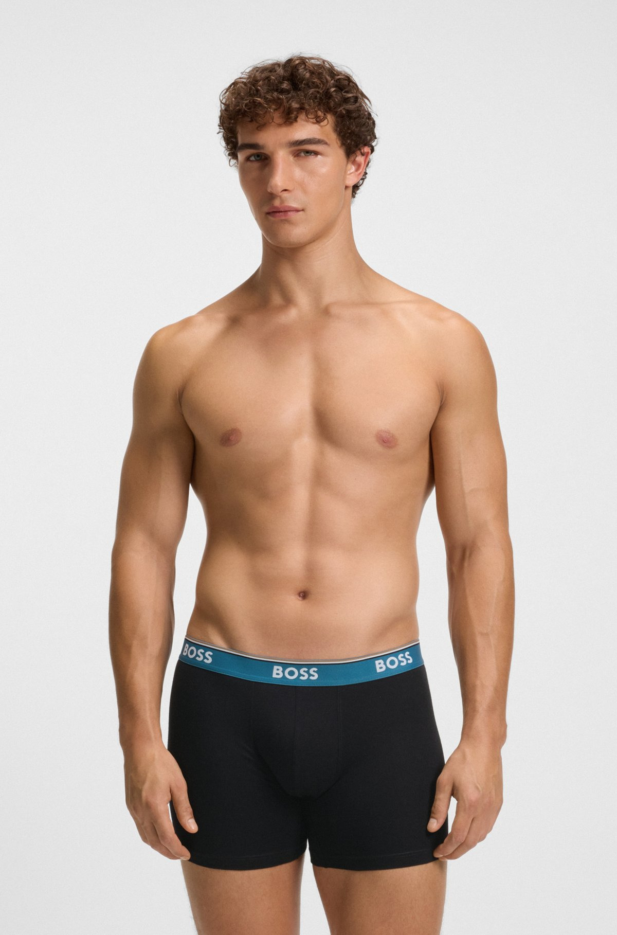 THREE-PACK OF STRETCH COTTON BOXER BRIEFS - 7