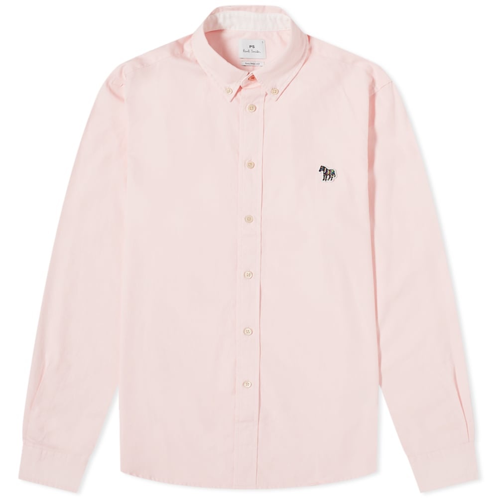 Paul Smith Button Down Zebra Oxford Shirt - 1