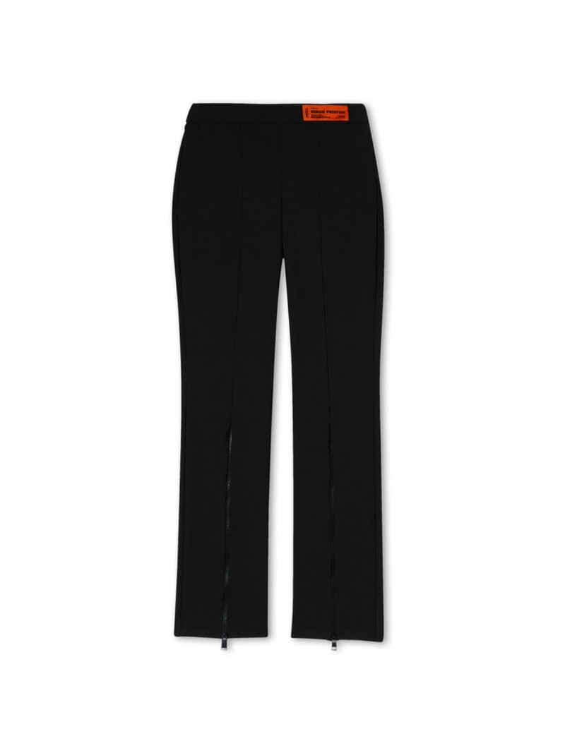 GABARDINE STRETCH ZIP PANTS - 1