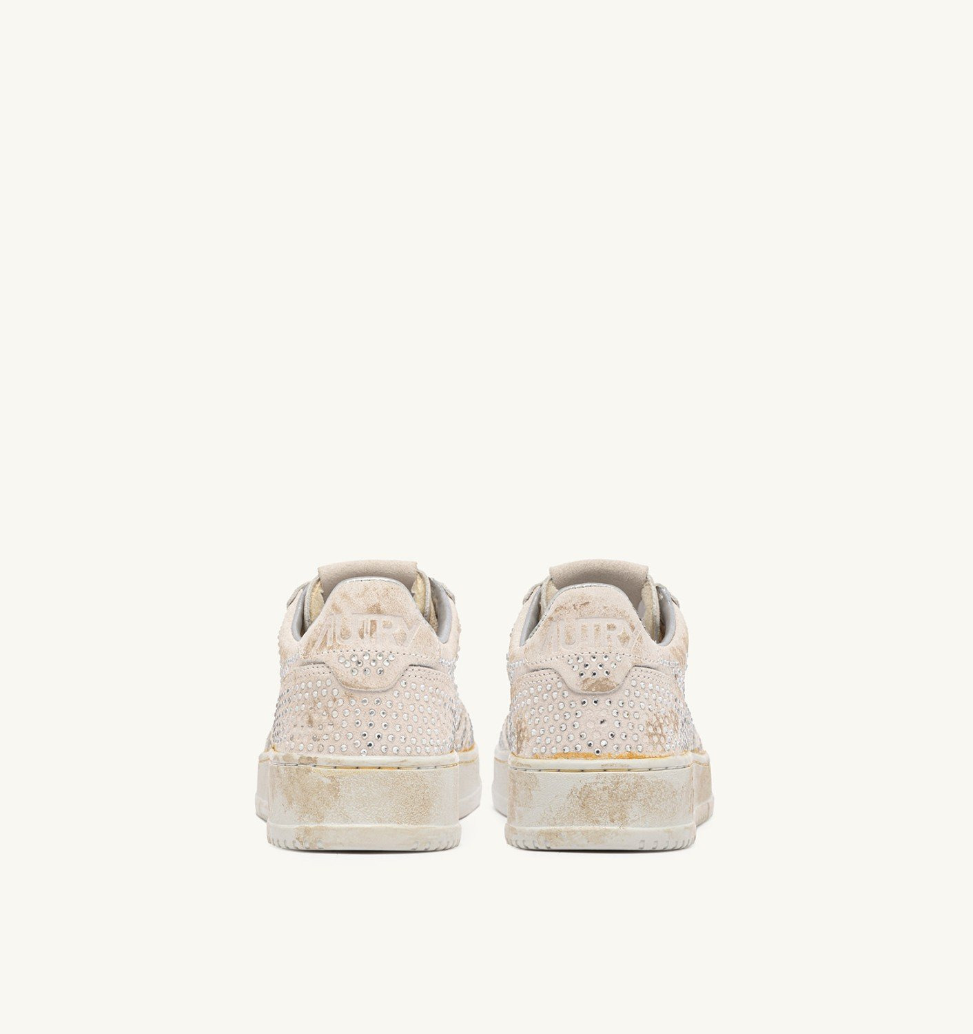 MEDALIST LOW 'CRYSTAL' MICRO RHINESTONES SNEAKERS WHITE - 3