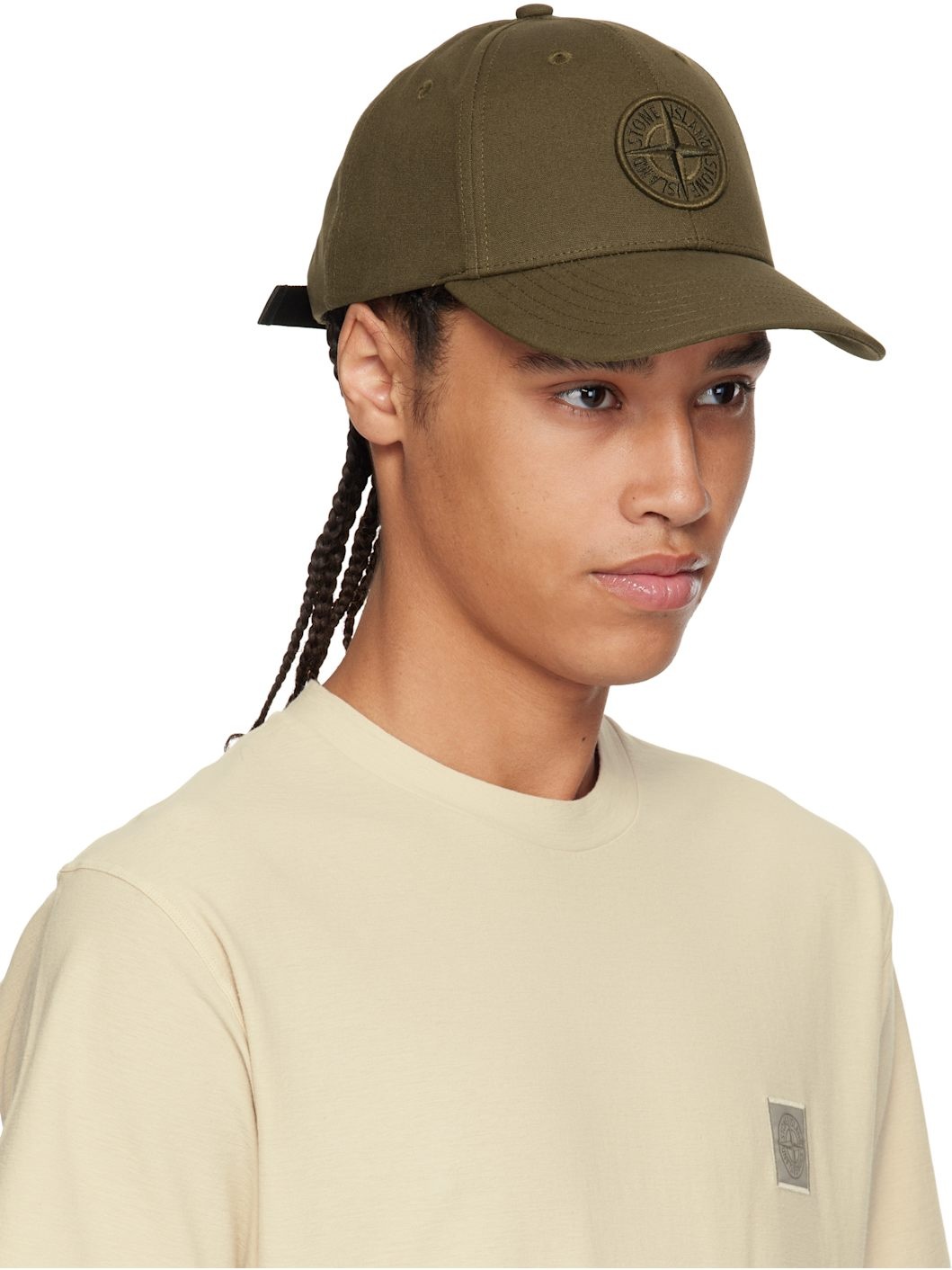Khaki Cotton Reps Cap - 2