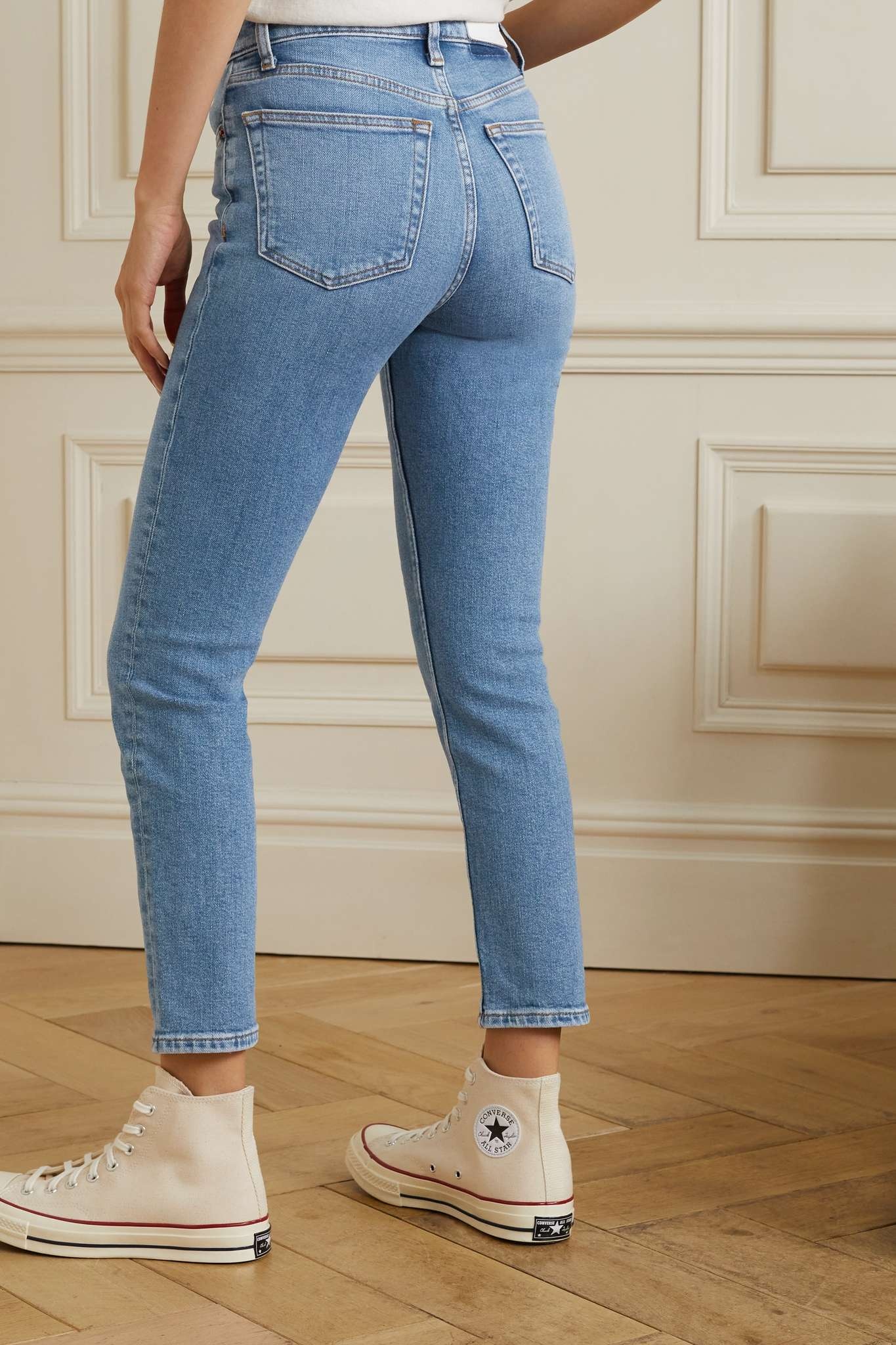 90s Comfort Stretch High-Rise Ankle Crop skinny jeans - 4