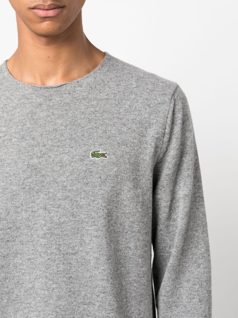 intarsia-knit logo wool jumper 5