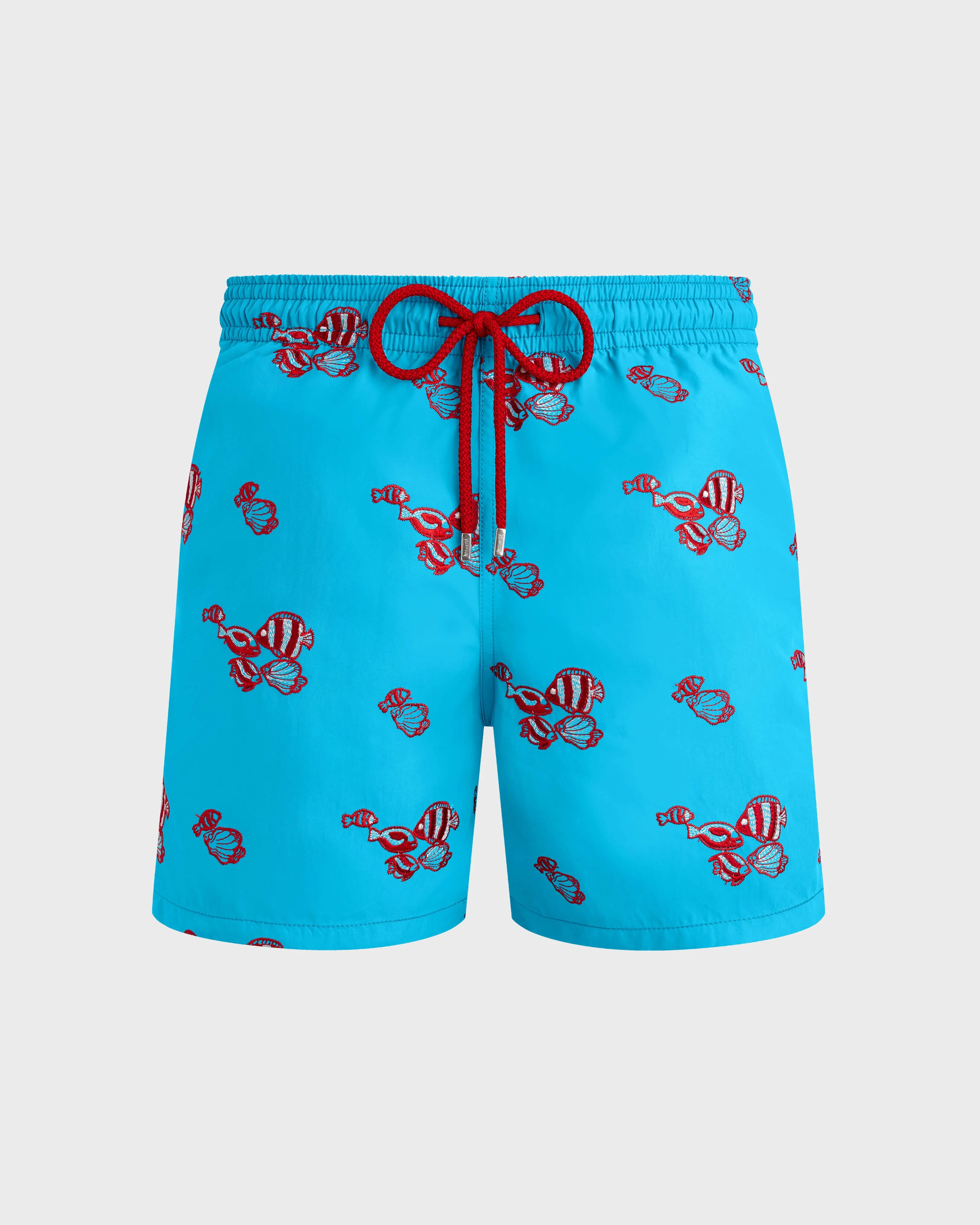 Men Swim Trunks Embroidered Fishy Vibes - Limited Edition - 1