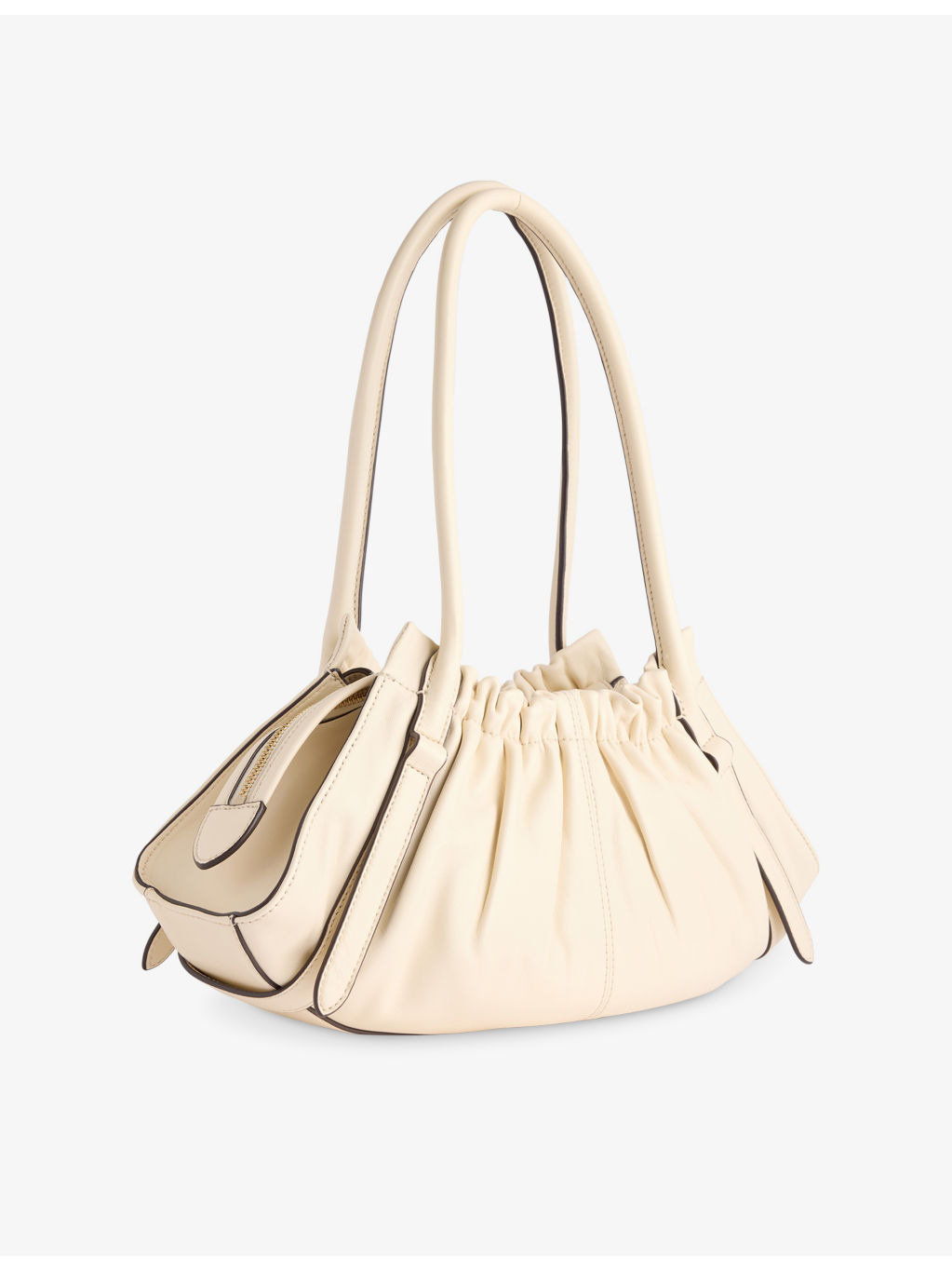 Cristina Logo-Plaque Leather Satchel Bag - 5