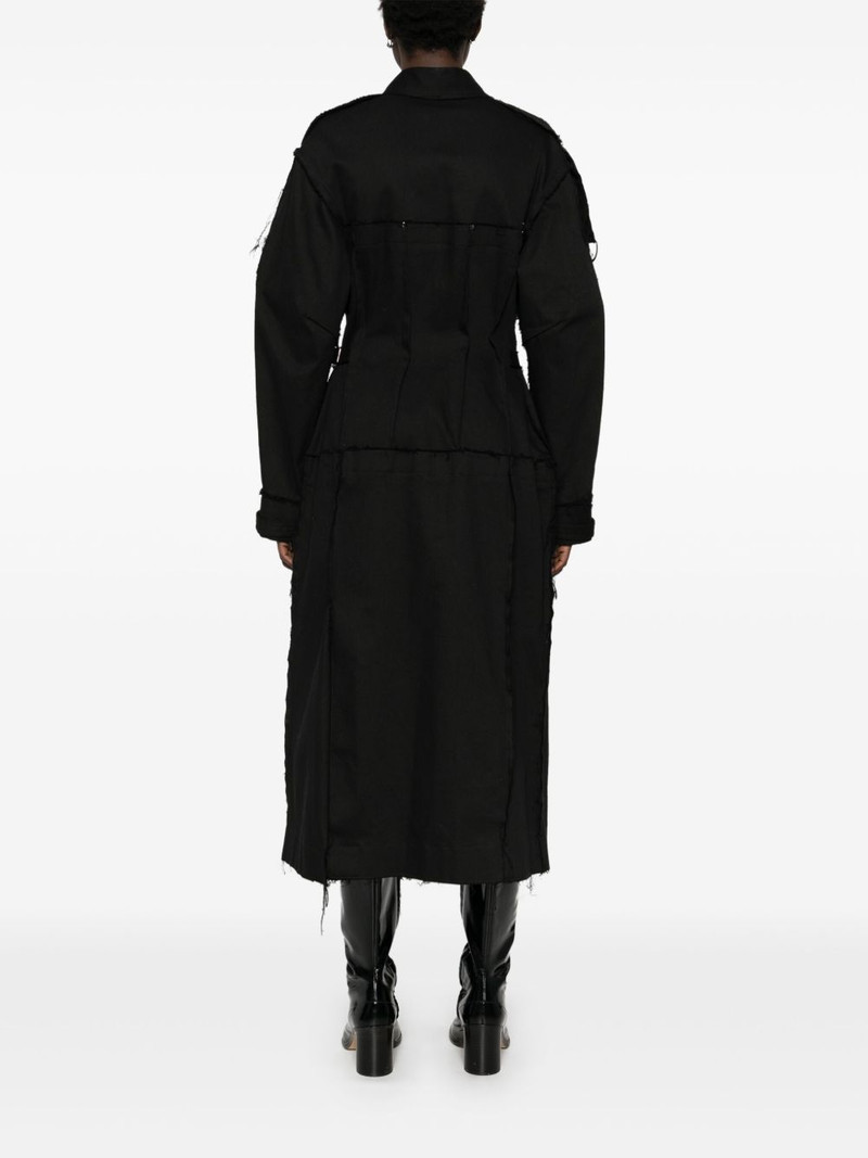 darted denim trench coat 4