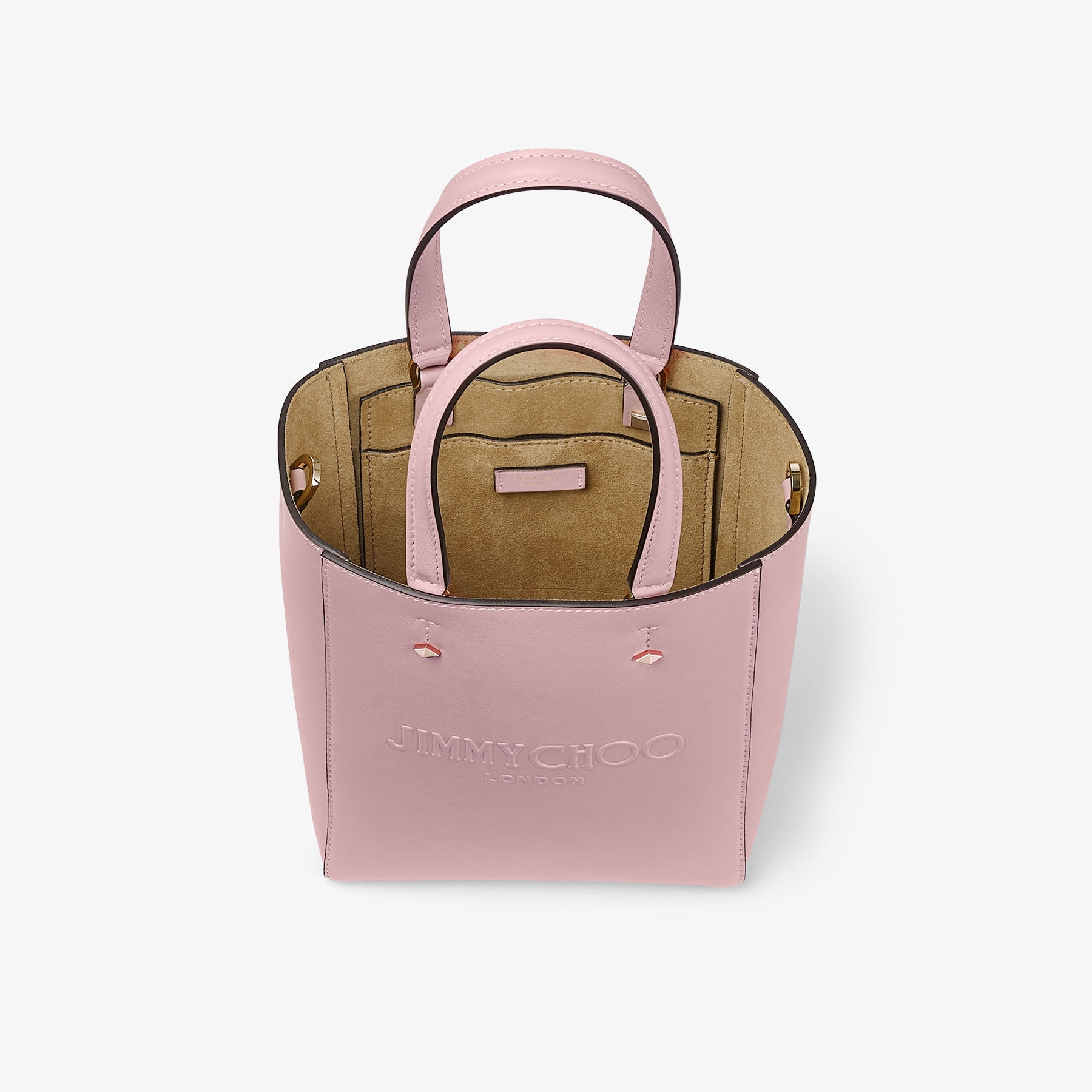 Lenny North-South S
Rose Embossed Leather Tote Bag - 4