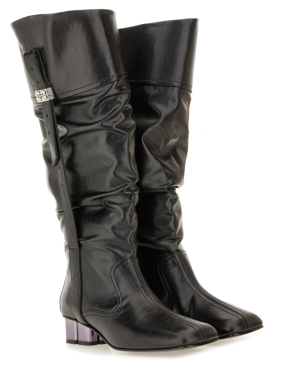 Ganni Women Slouchy Boot "Butterfly" - 2
