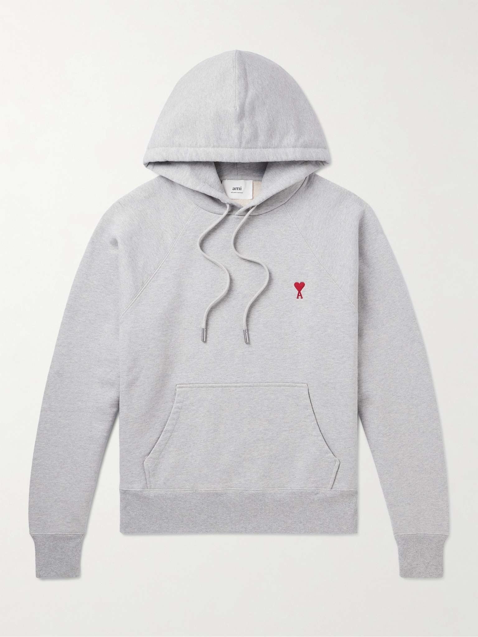 Logo-Embroidered Cotton-Blend Jersey Hoodie - 1