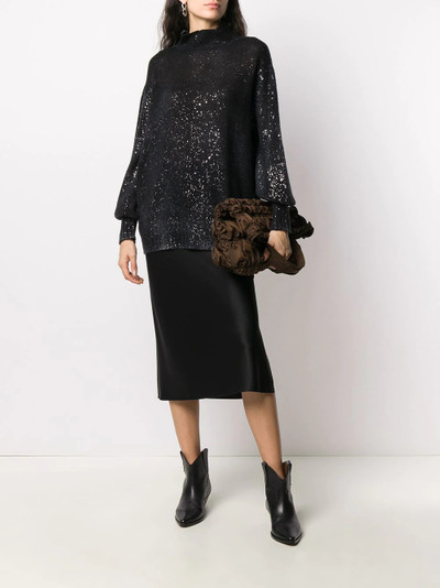 Avant Toi glitter high-neck jumper outlook