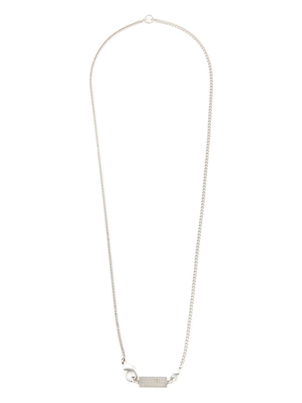 Numbers-motif necklace - 1
