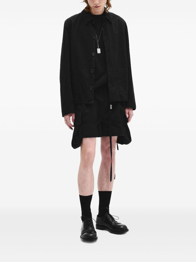 Ann Demeulemeester cotton shirt jacket outlook