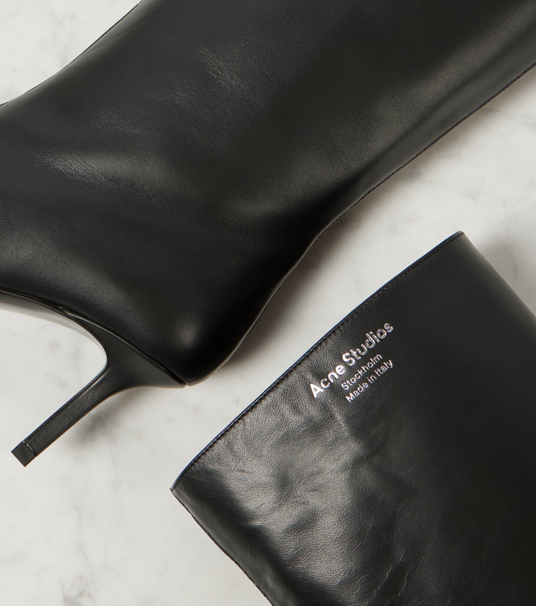 Leather knee-high boots - 6