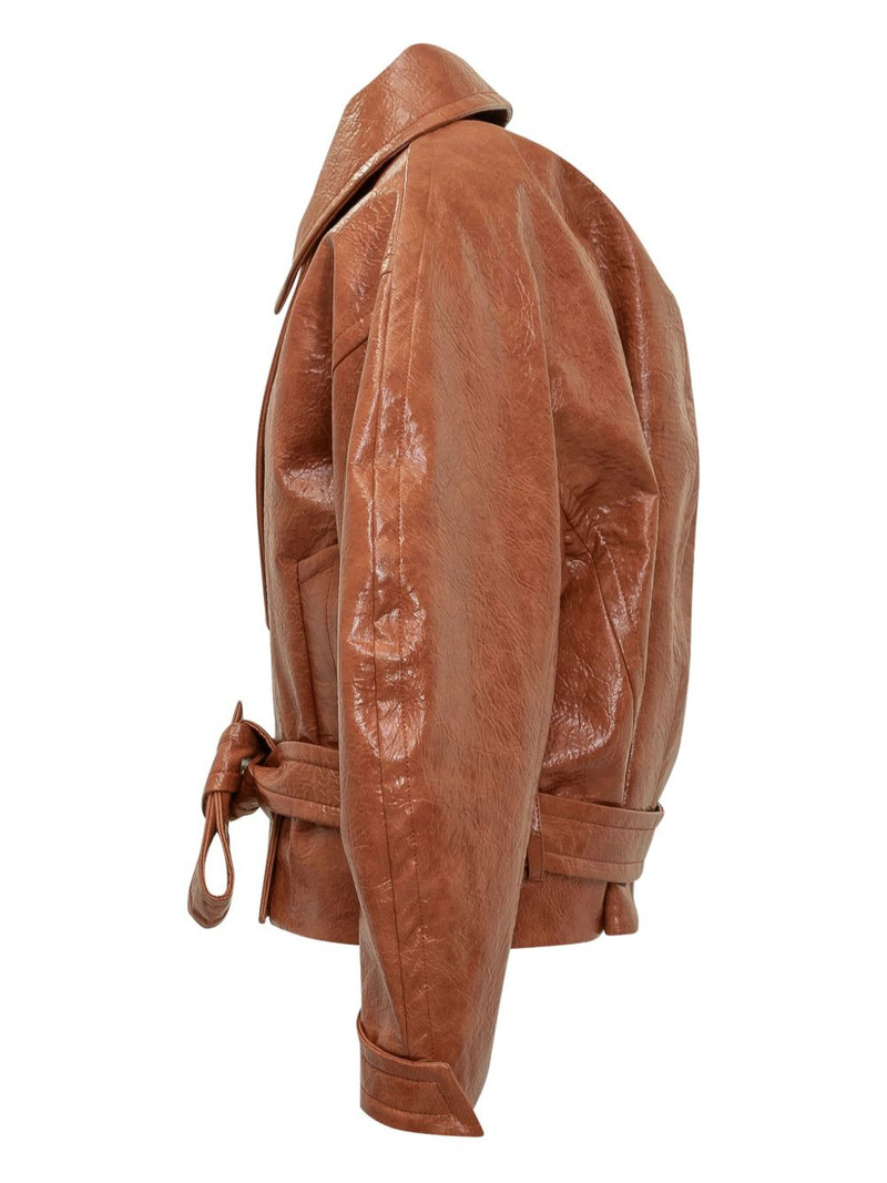 balloon-sleeve double-breasted jacket 3