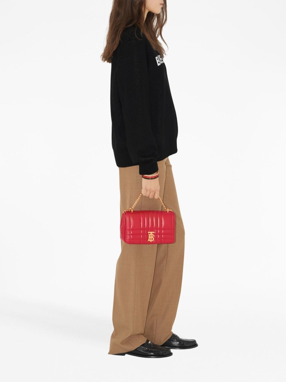 intarsia-knit logo jumper - 3
