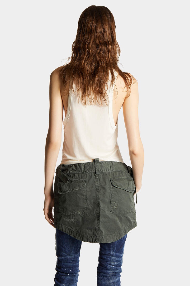 MILITARY MINI SKIRT - 4