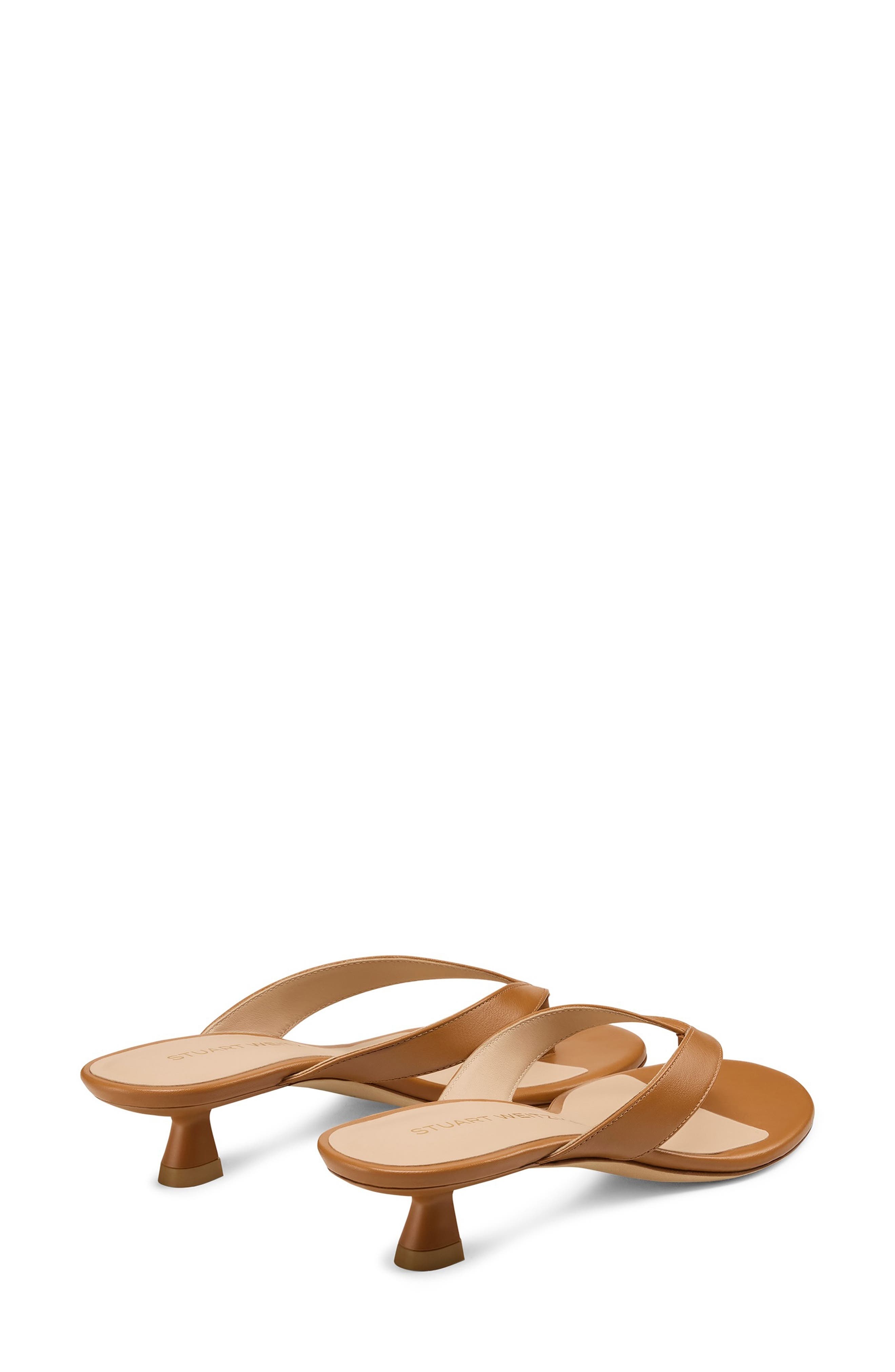 Stuart Weitzman Rio Kitten Heel Sandal in Macchiato at Nordstrom - 2
