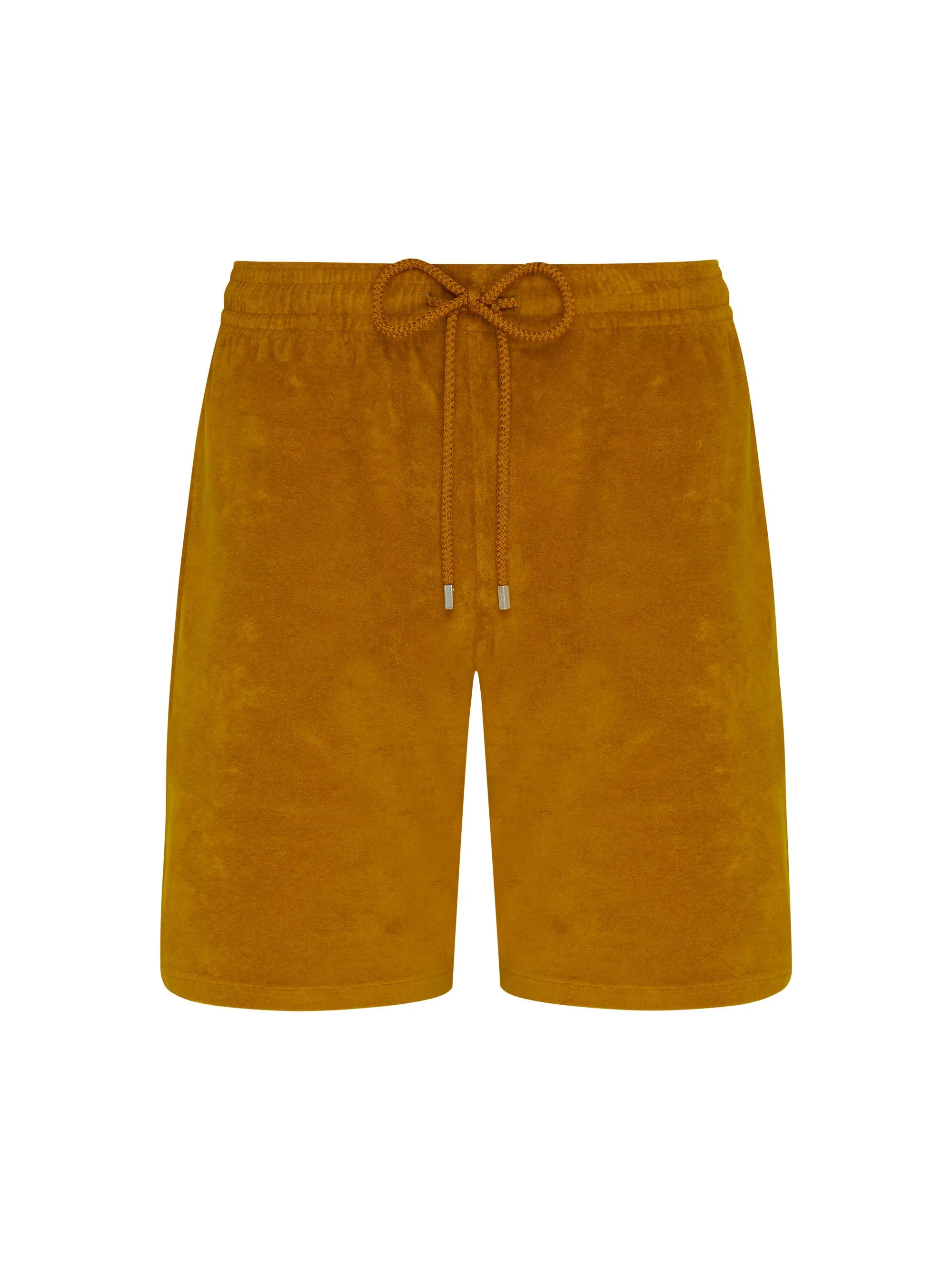 Men's Terry Bermuda Shorts - Brick - 1