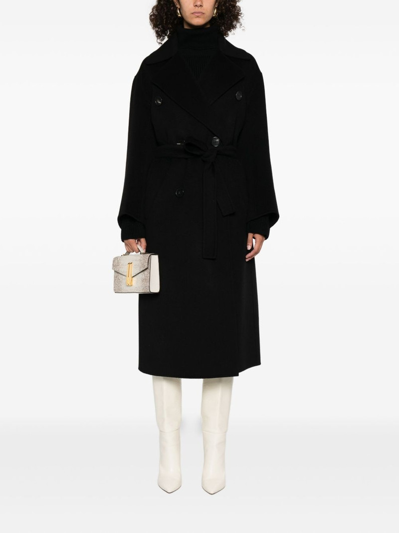 'S Max Mara belted double-breasted coat outlook