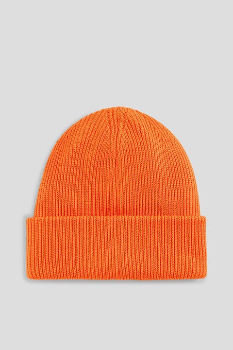 Tarek Knit hat in Orange - 2