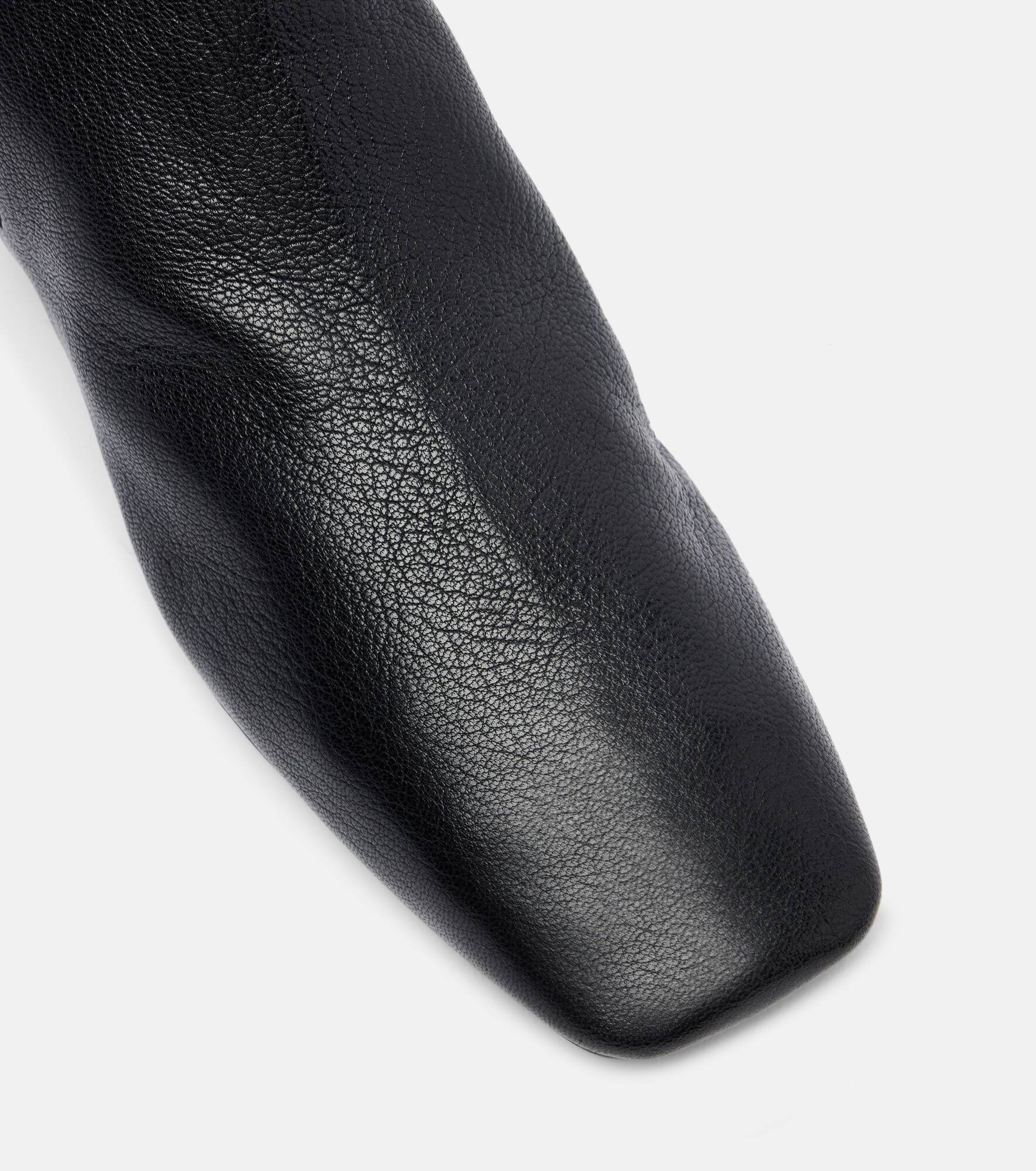D'Orsay leather ankle boots - 5
