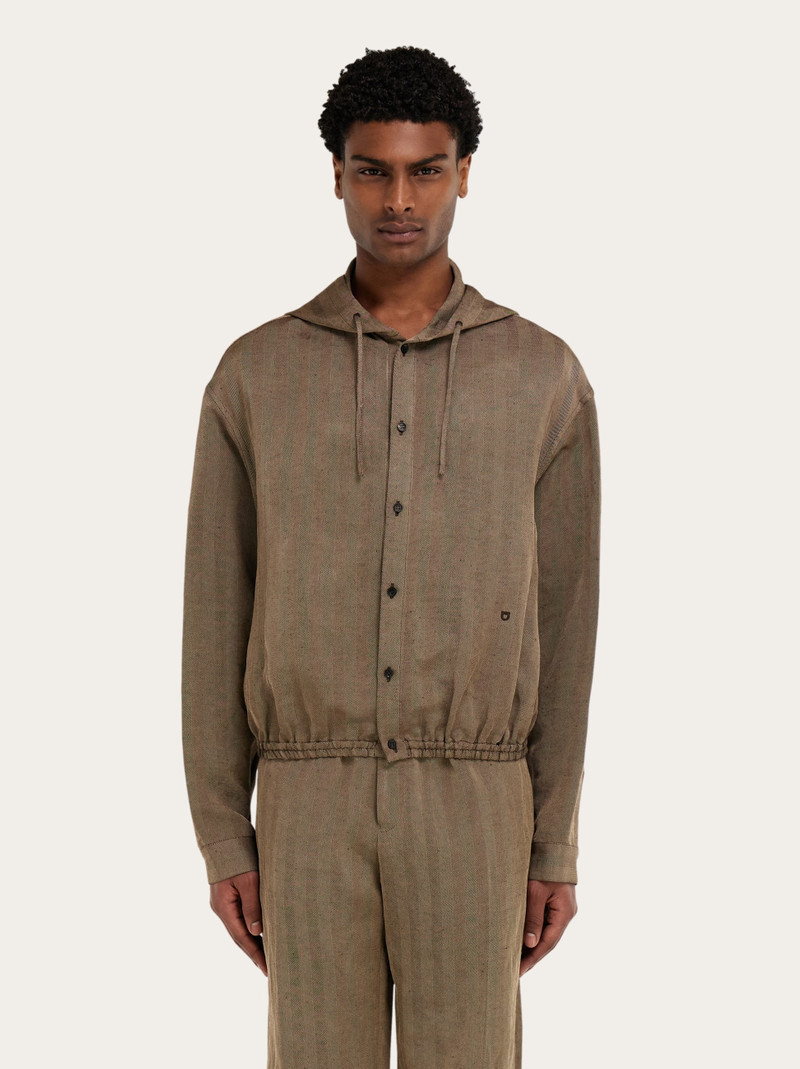 FERRAGAMO Hooded lightweight blouson outlook