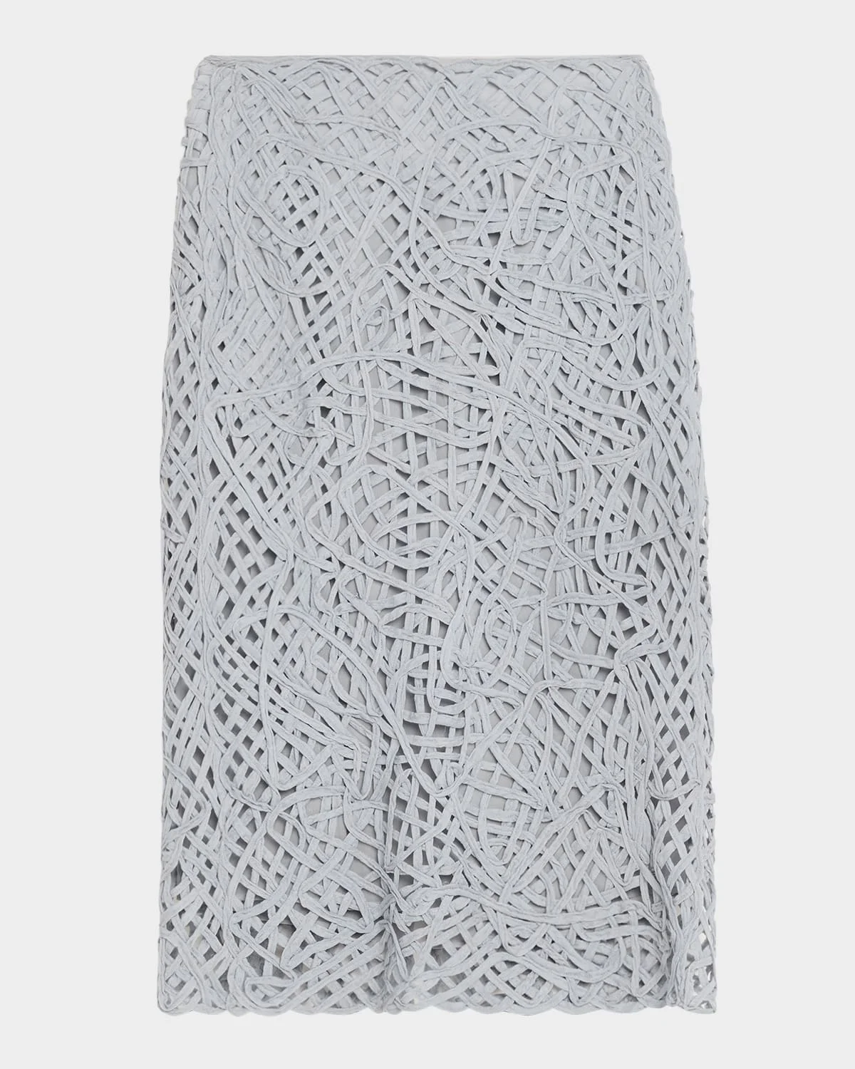 Marseille Openwork Knit Midi Skirt - 1