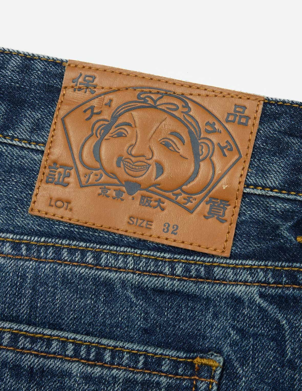 SEAGULL PRINT AND EMBROIDERY RELAX FIT JEANS - 10