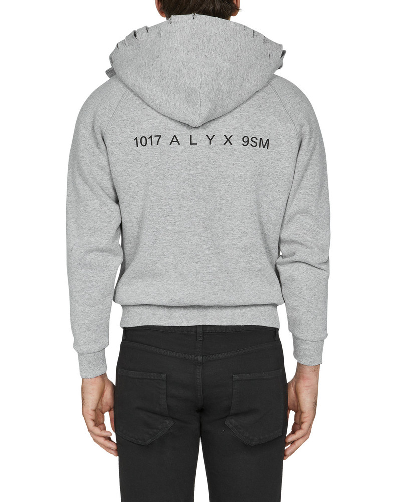 DISTRESSED HOODIE SWEATSHIRT 5