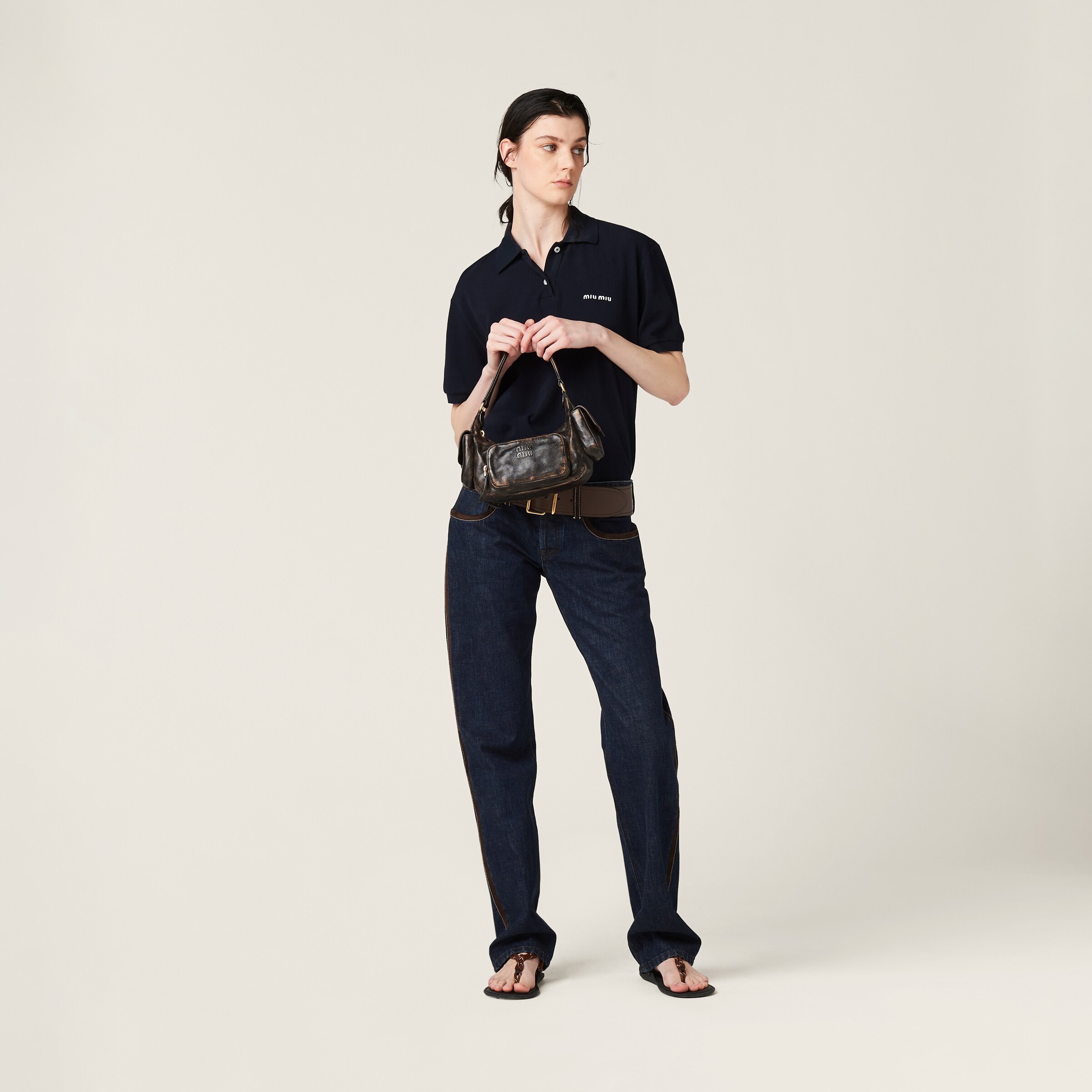 Nappa leather Pocket bag - 5