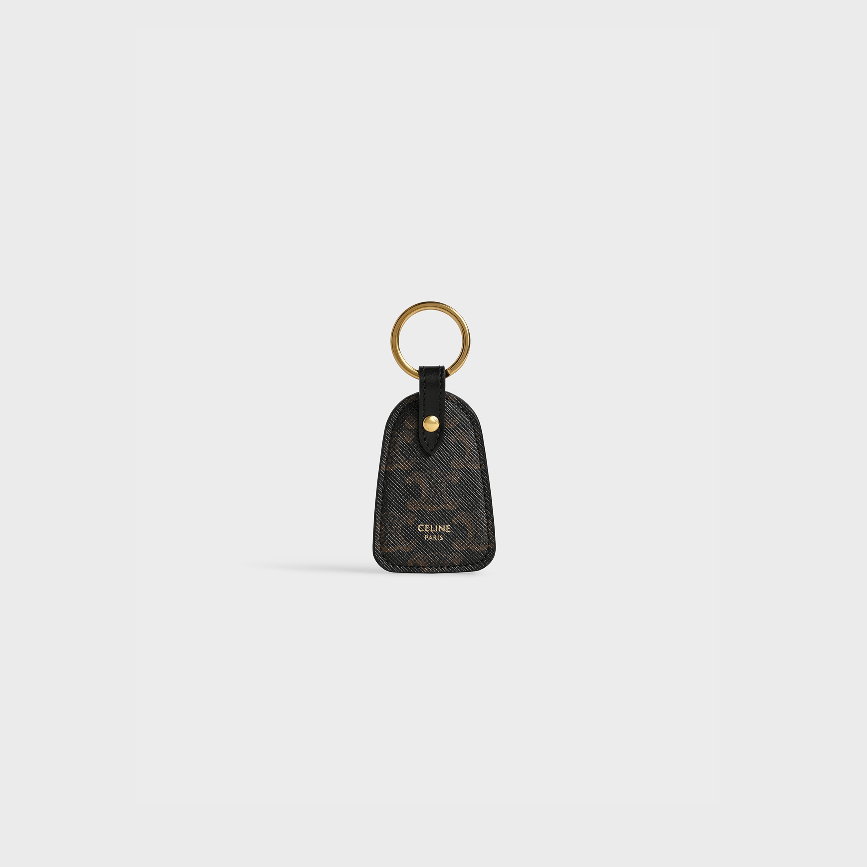 Key holder in Triomphe canvas and calfskin - 1