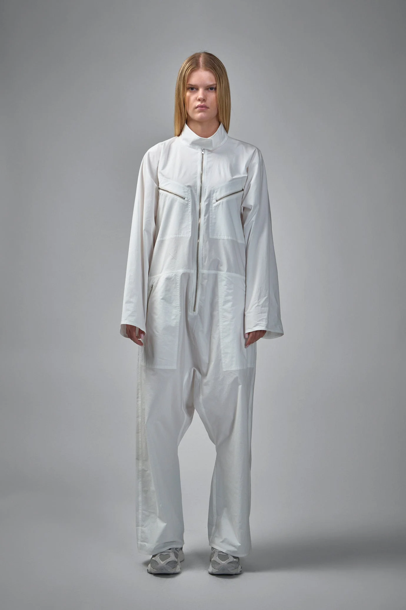 Plateau Loose Fit Jumpsuit with Belt - 1