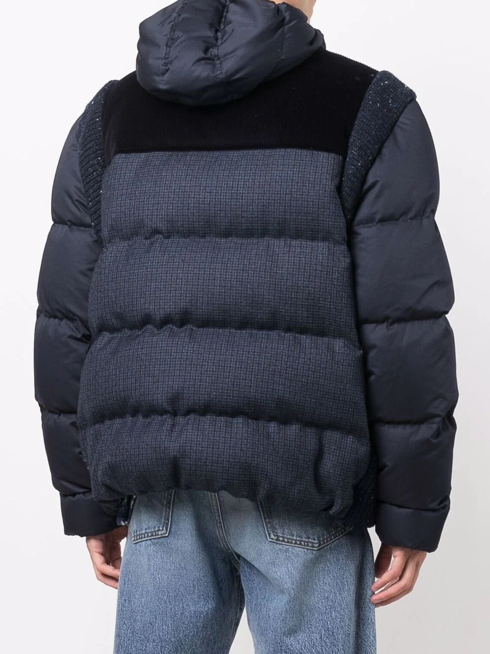 contast-panel puffer jacket - 4