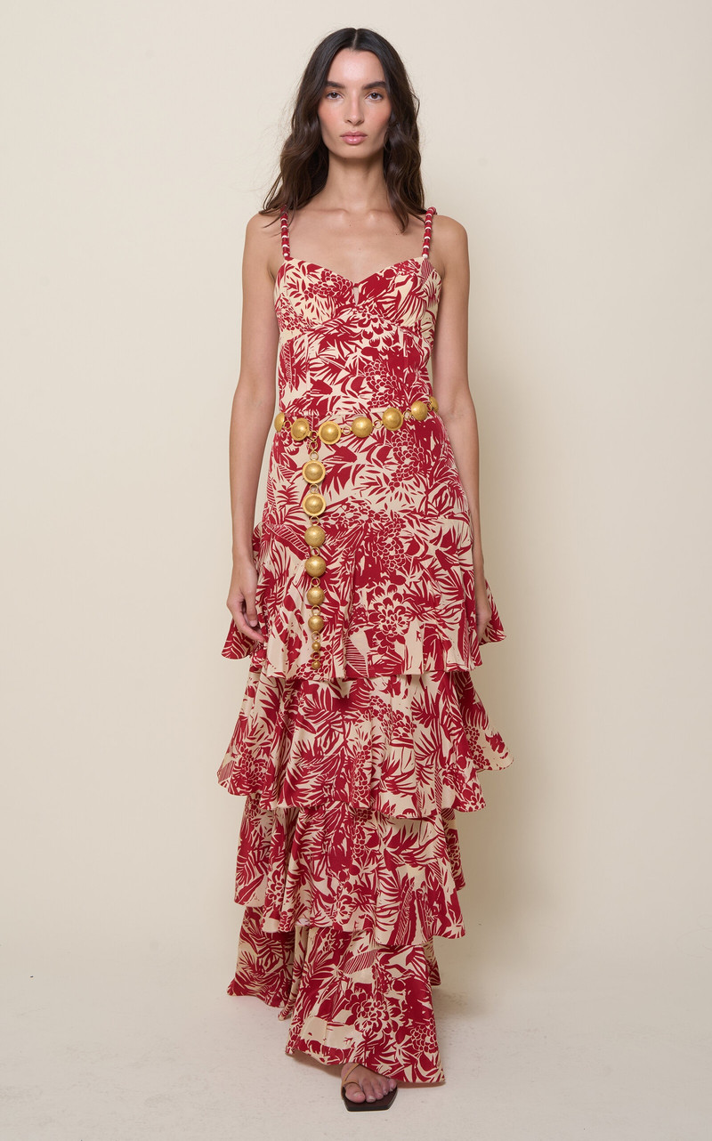 Johanna Ortiz Tropical Vibes Brass Belt gold outlook