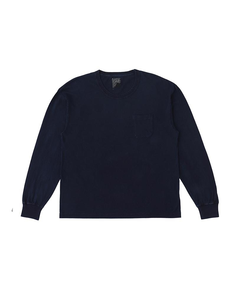 JUMBO TEE L/S DK.INDIGO - 1