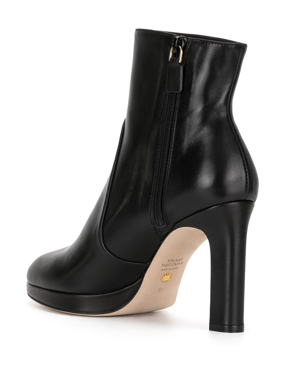 side-zip ankle boots - 3