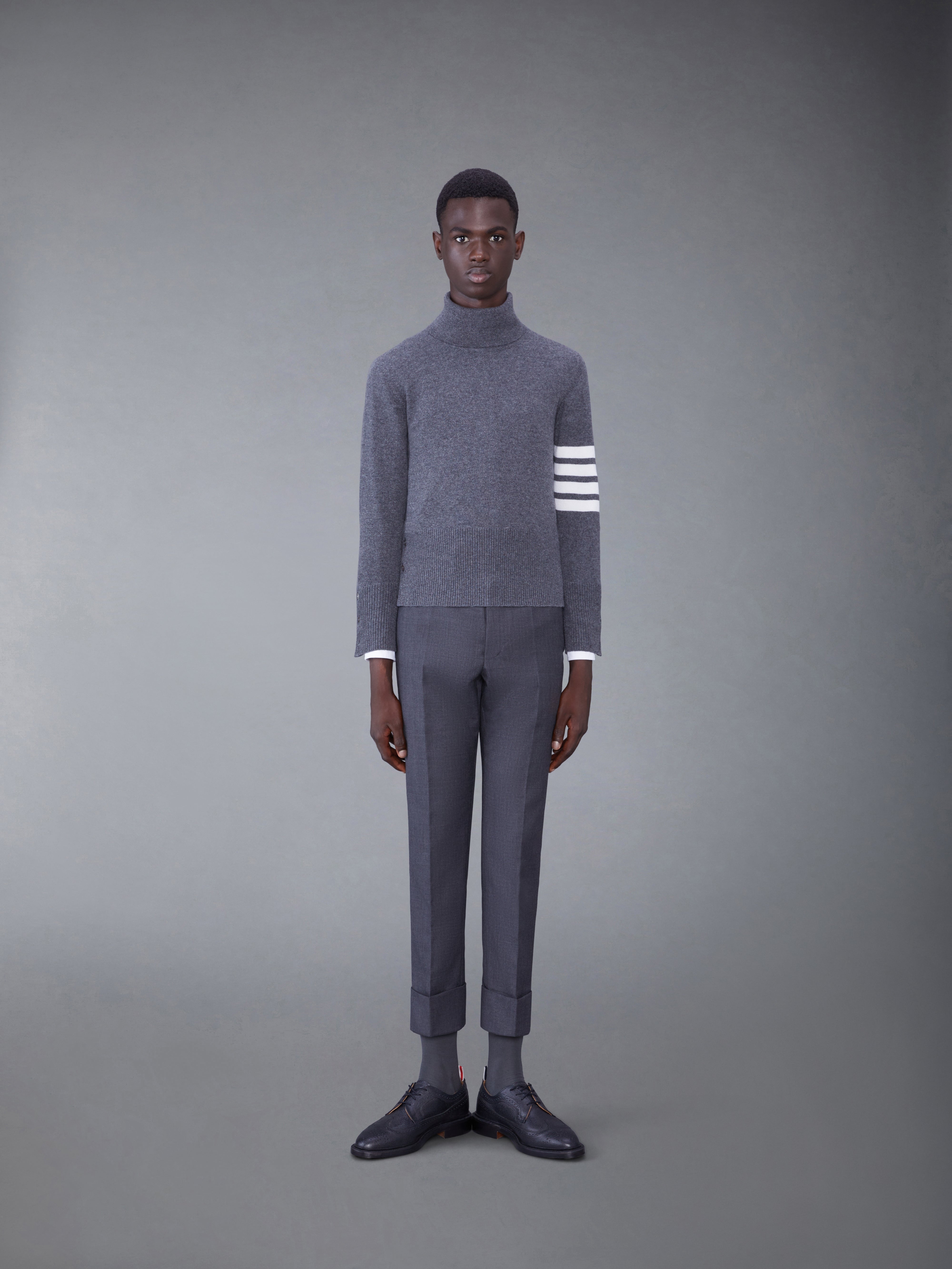 CASHMERE 4-BAR CLASSIC TURTLENECK - 3