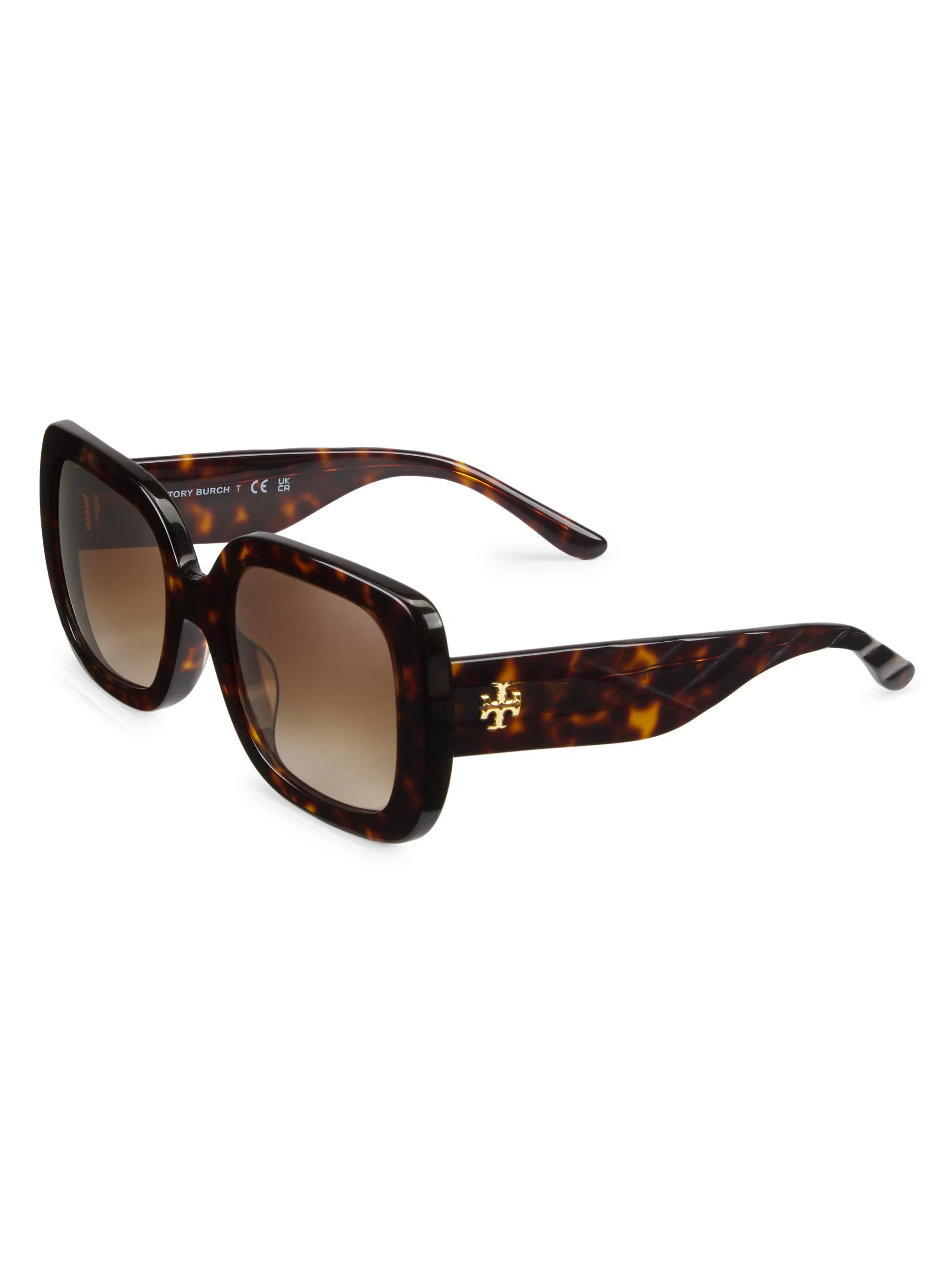 Women's 54MM Square Sunglasses - Dark Tortoise - 1