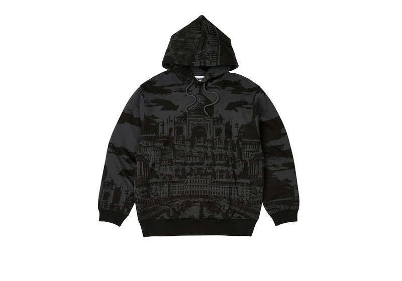 MEGA PALACE HOOD BLACK - 1