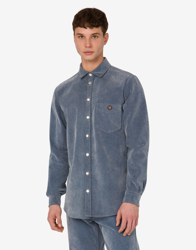 Moschino FLOCKED DENIM SHIRT outlook