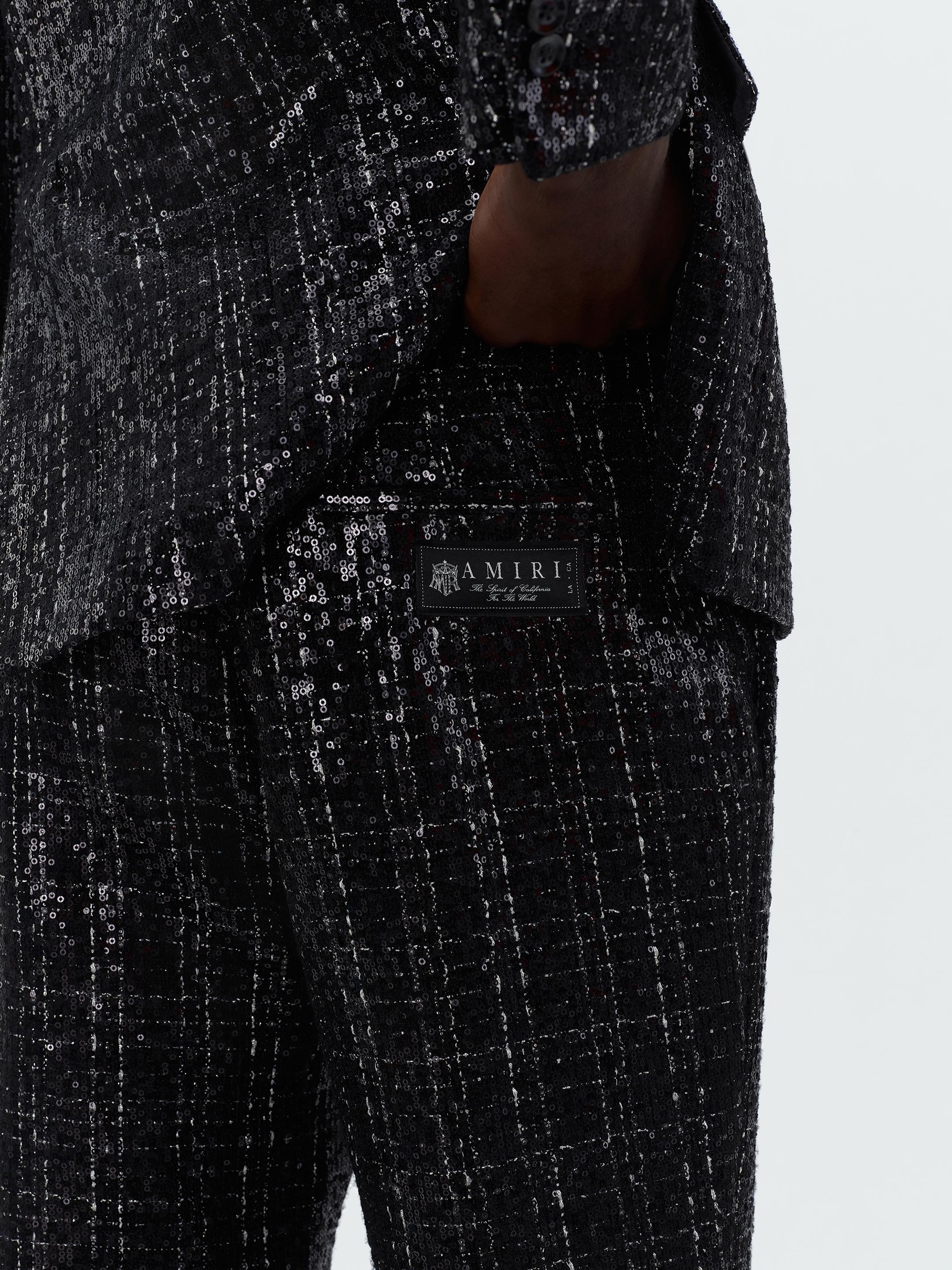 SEQUIN BOUCLE KICK FLARE - 8