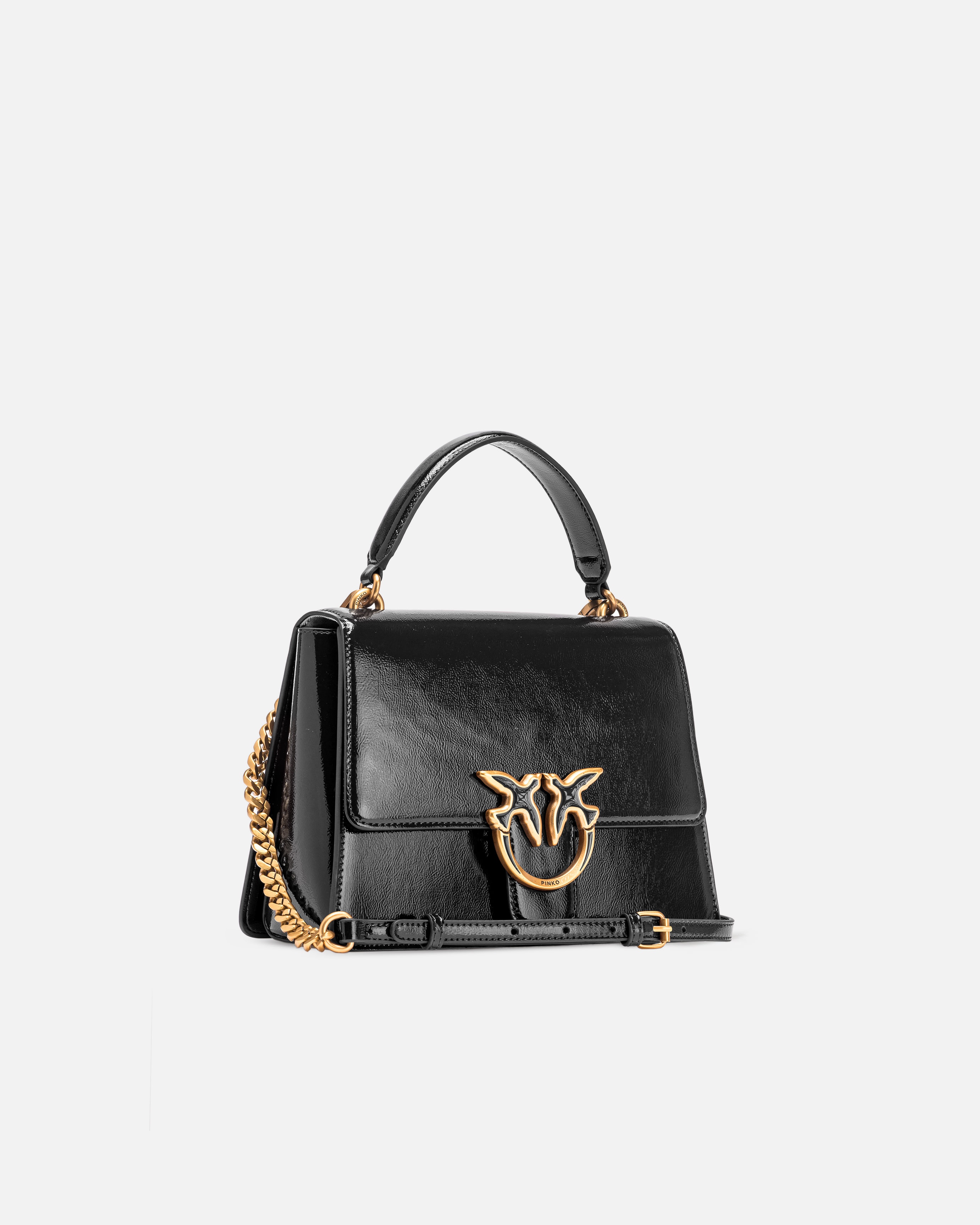SHINY LOVE BAG HANDBAG WITH HANDLE AND SHOULDER STRAP - 2