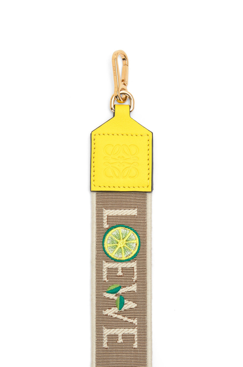 Loewe Cocktail strap in Anagram jacquard and calfskin outlook