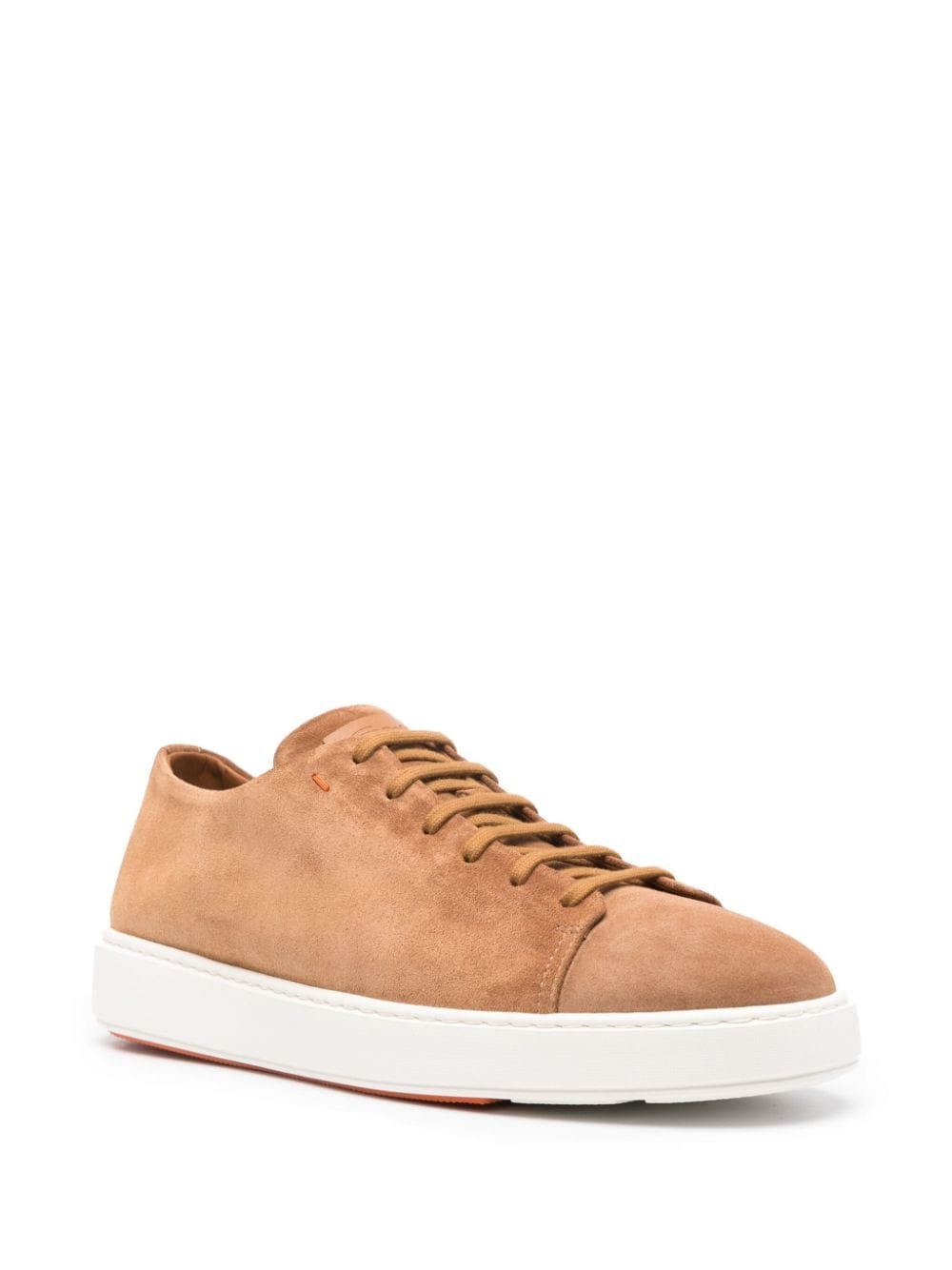 lace-up suede sneakers - 2