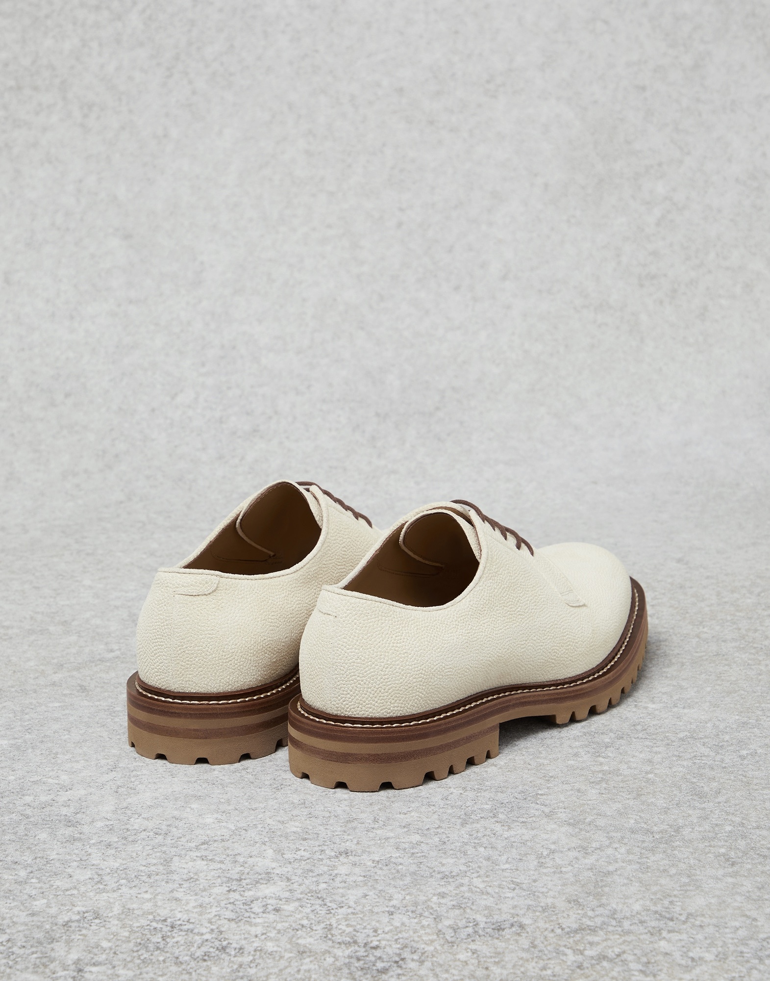 Grained calfskin Derbys - 3