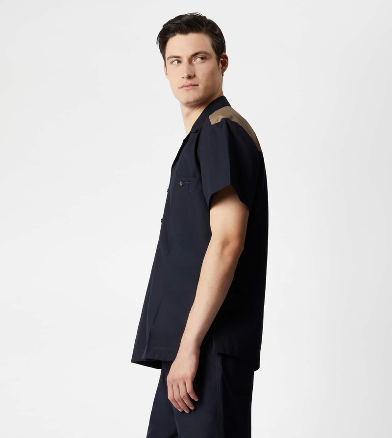 BOWLING COLLAR SHIRT - BLUE 2