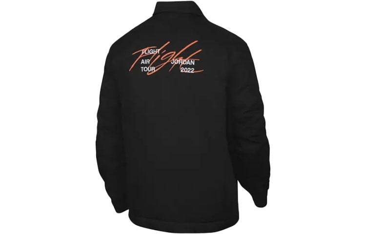 Air Jordan Alphabet Printing Zipper Jacket Black DJ0239-010 - 2