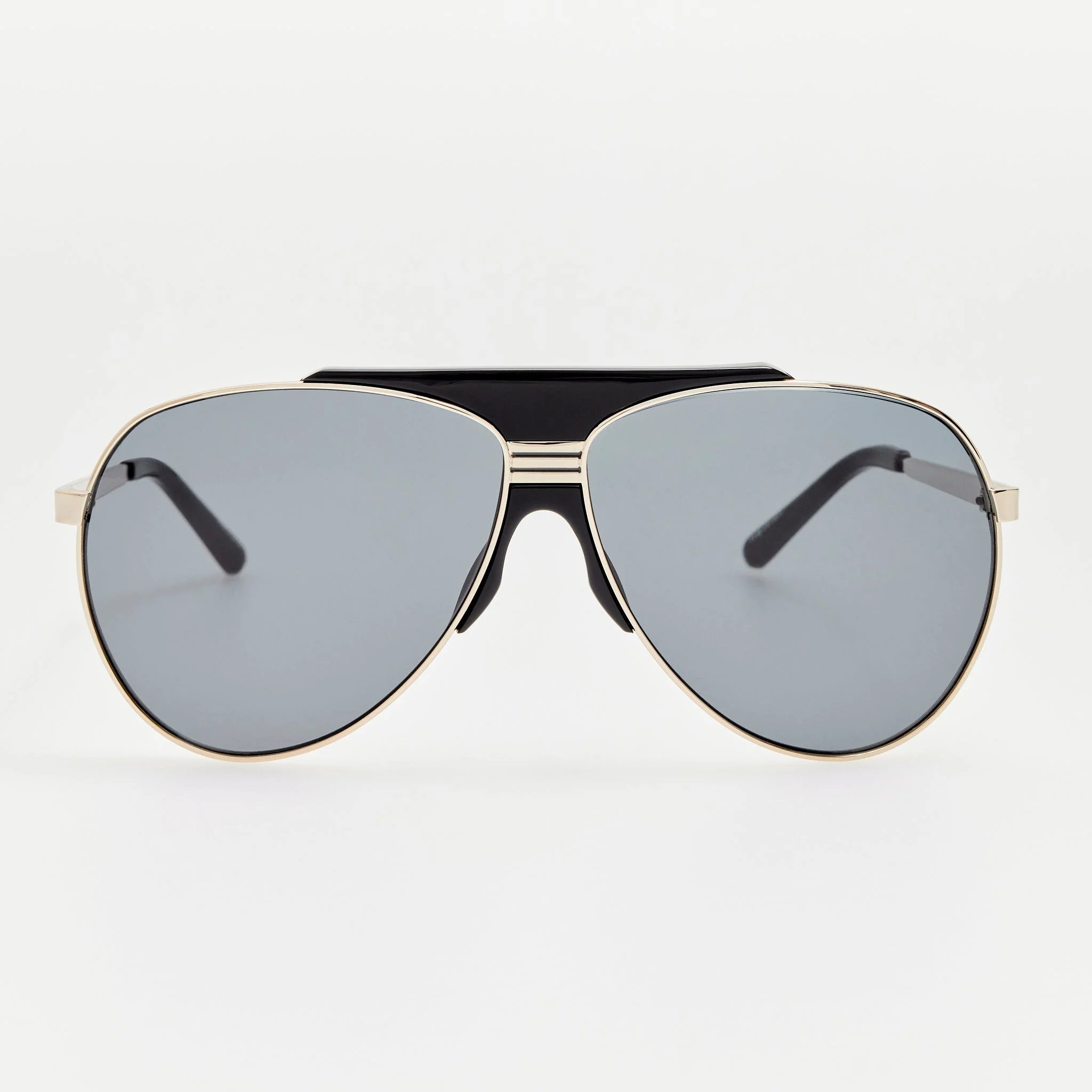 Amelia Sunglasses in Silver and Grey - 1