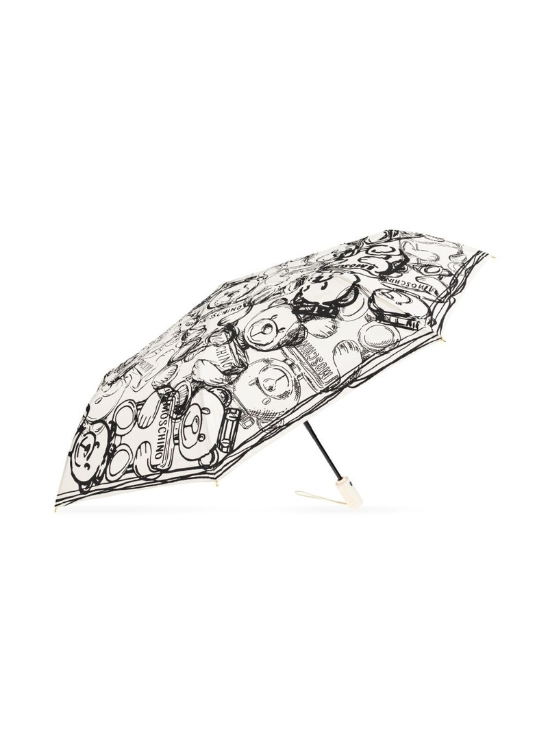 Moschino Teddy Bear-print umbrella outlook